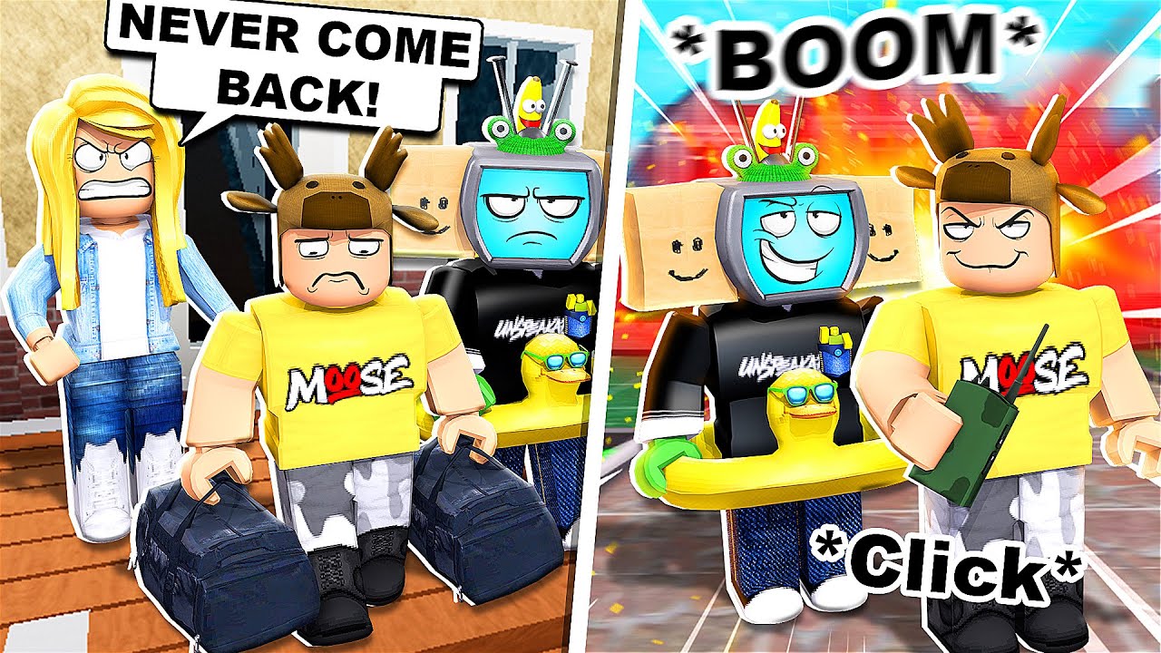 UNSPEAKABLE AND MOOSECRAFT GET EVICTED IN ROBLOX!