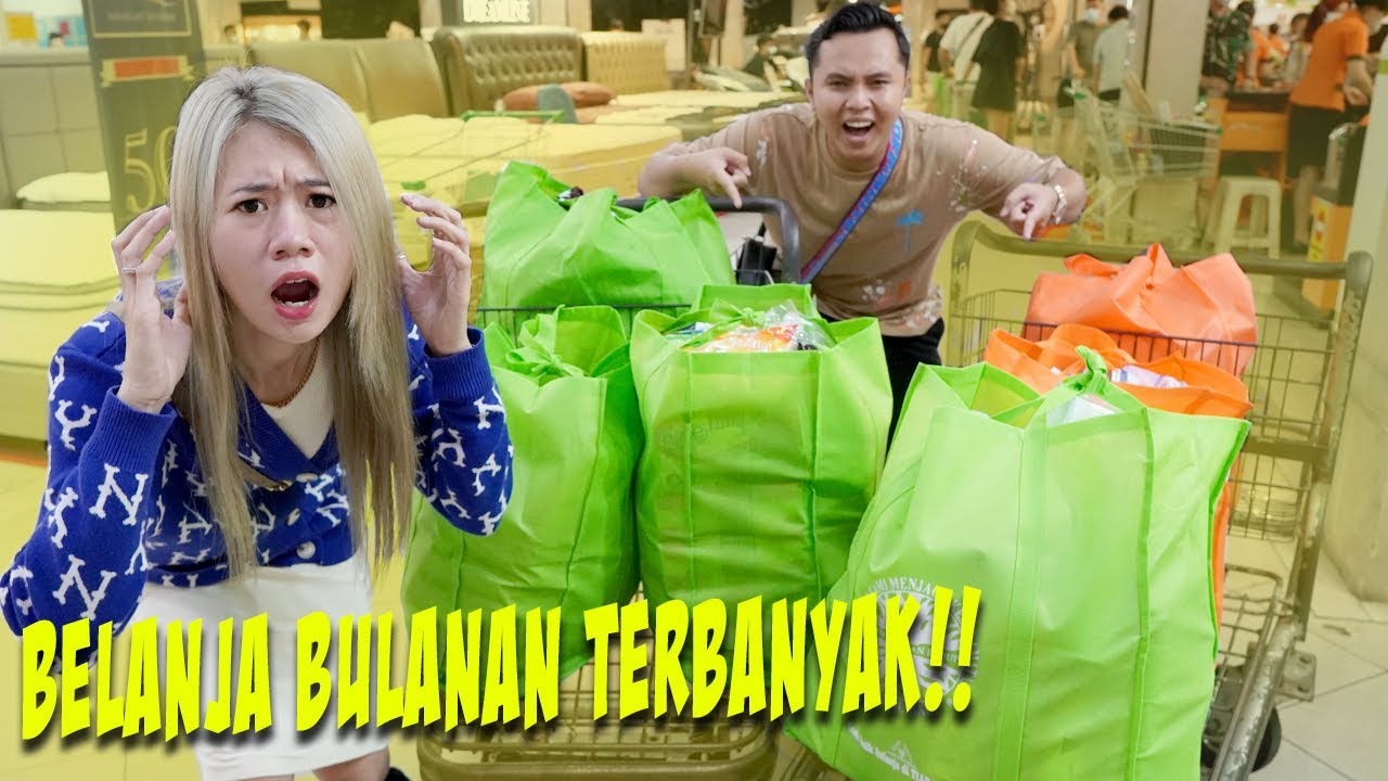 BELANJA BULANAN TERBANYAK PULANG DARI JAKARTA!! ISI KULKAS JADI PENUH!!