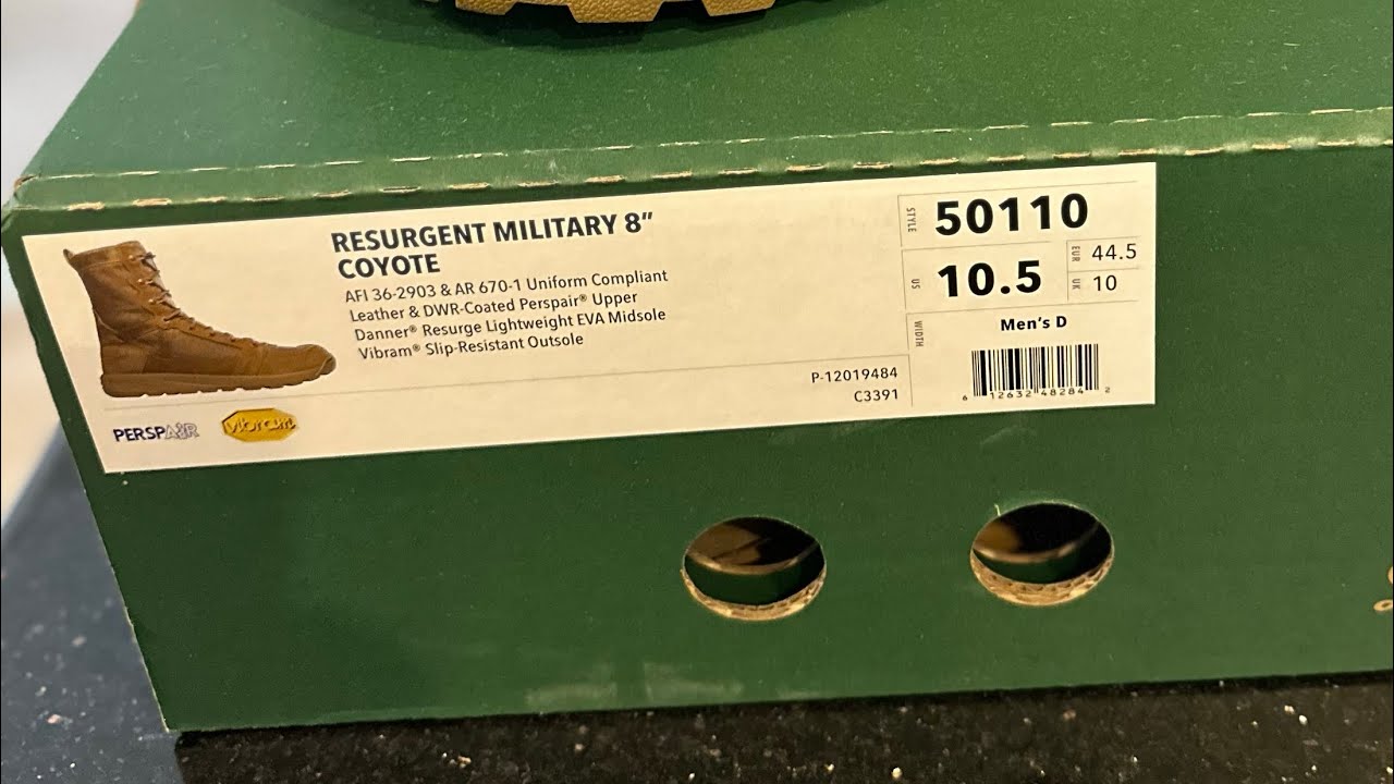 Военные ботинки Danner Resurgent цвета койот