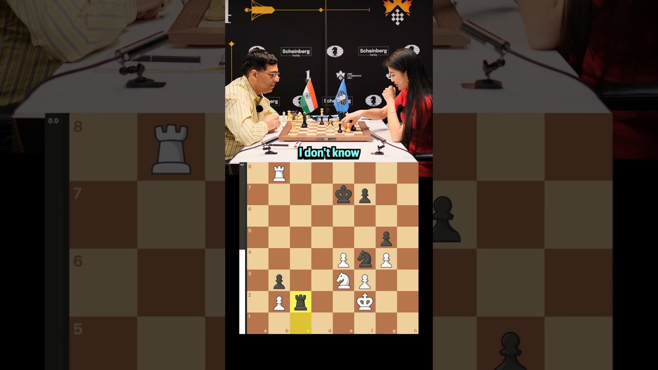 INSANE Endgame Tactic from Vishy Anand 😮&zwj;💨🥶