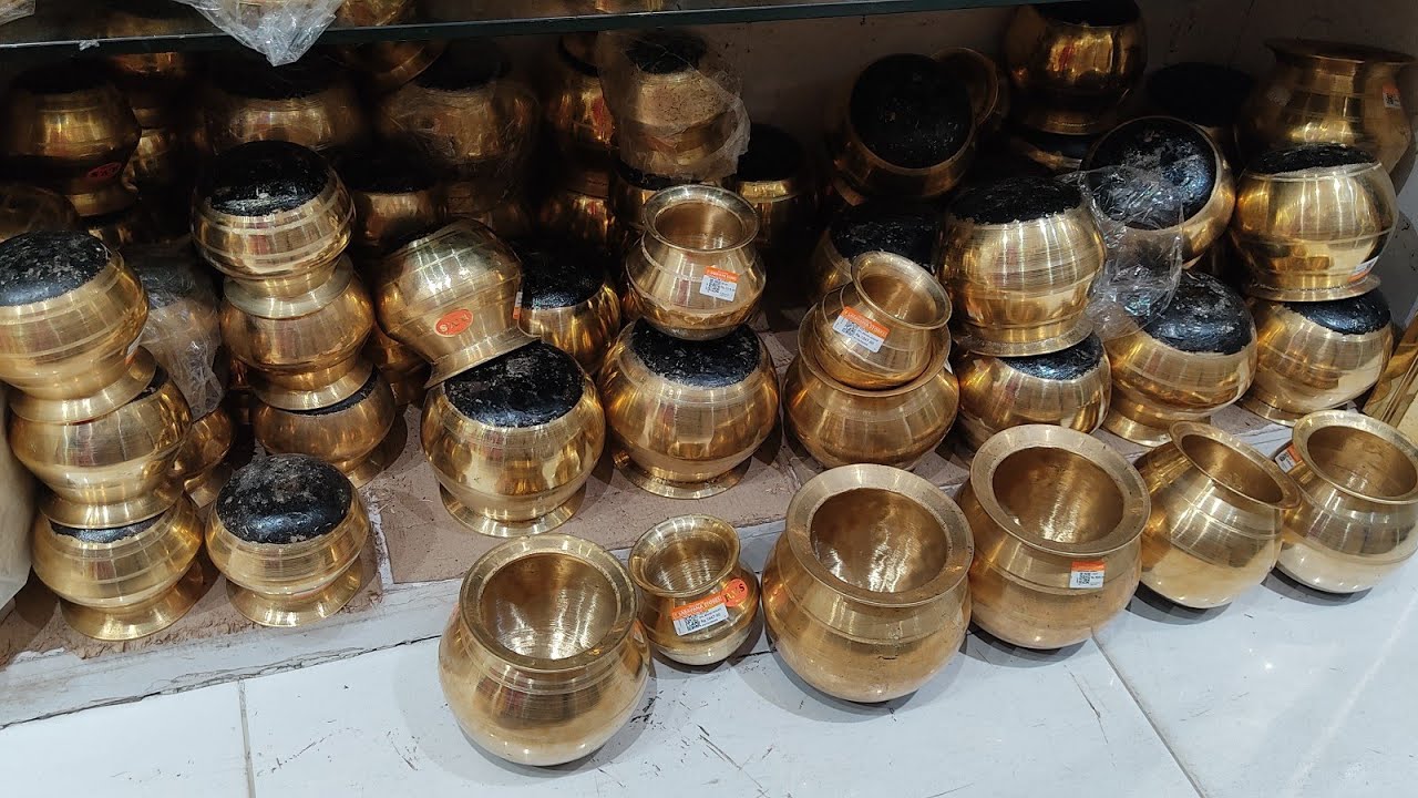 Indian Traditional Brass & Bronze Pongal Pot @ Low Price | Cookware Collection's