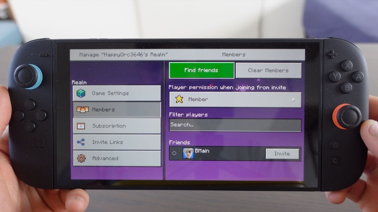 How To Add People To Minecraft Realm Nintendo Switch 2
