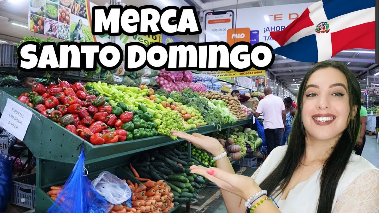 CUBANA REACCIONA AL MERCADO de PRODUCTORES MÁS GRANDE DE SANTO DOMINGO😱 DOMINICANA TIENE TODO