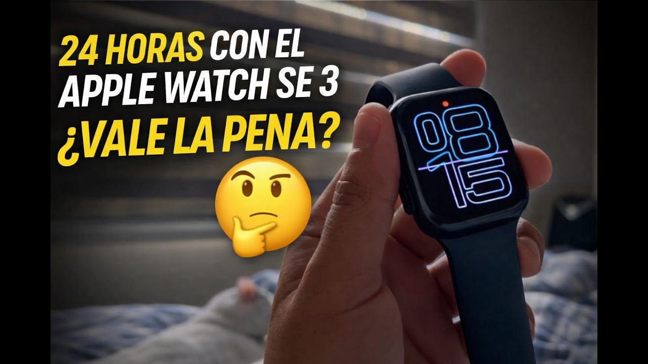 Un dia completo usando el APPLEWATCH SE 3. Vale la pena?