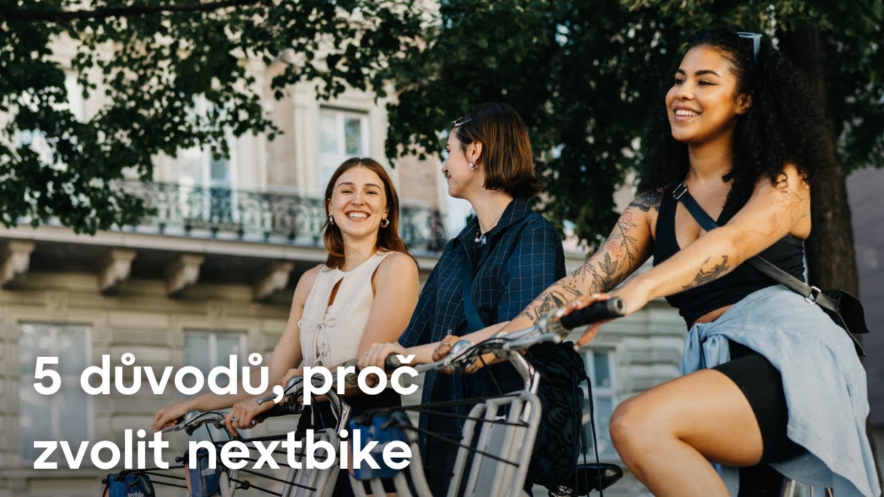 5 důvodů, proč do toho šlápnout se sdílenými koly nextbike