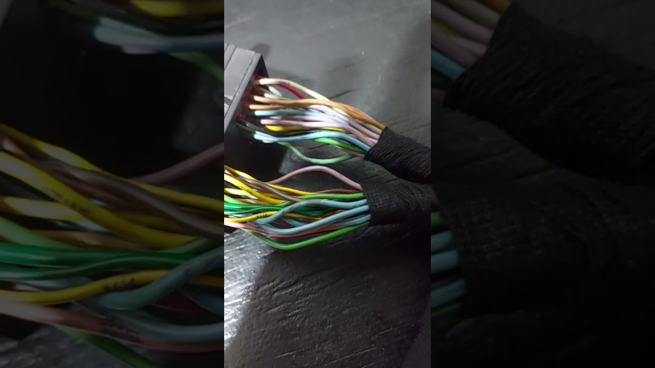 recuperação do chicote  elétrico  principal TM 7040 completo