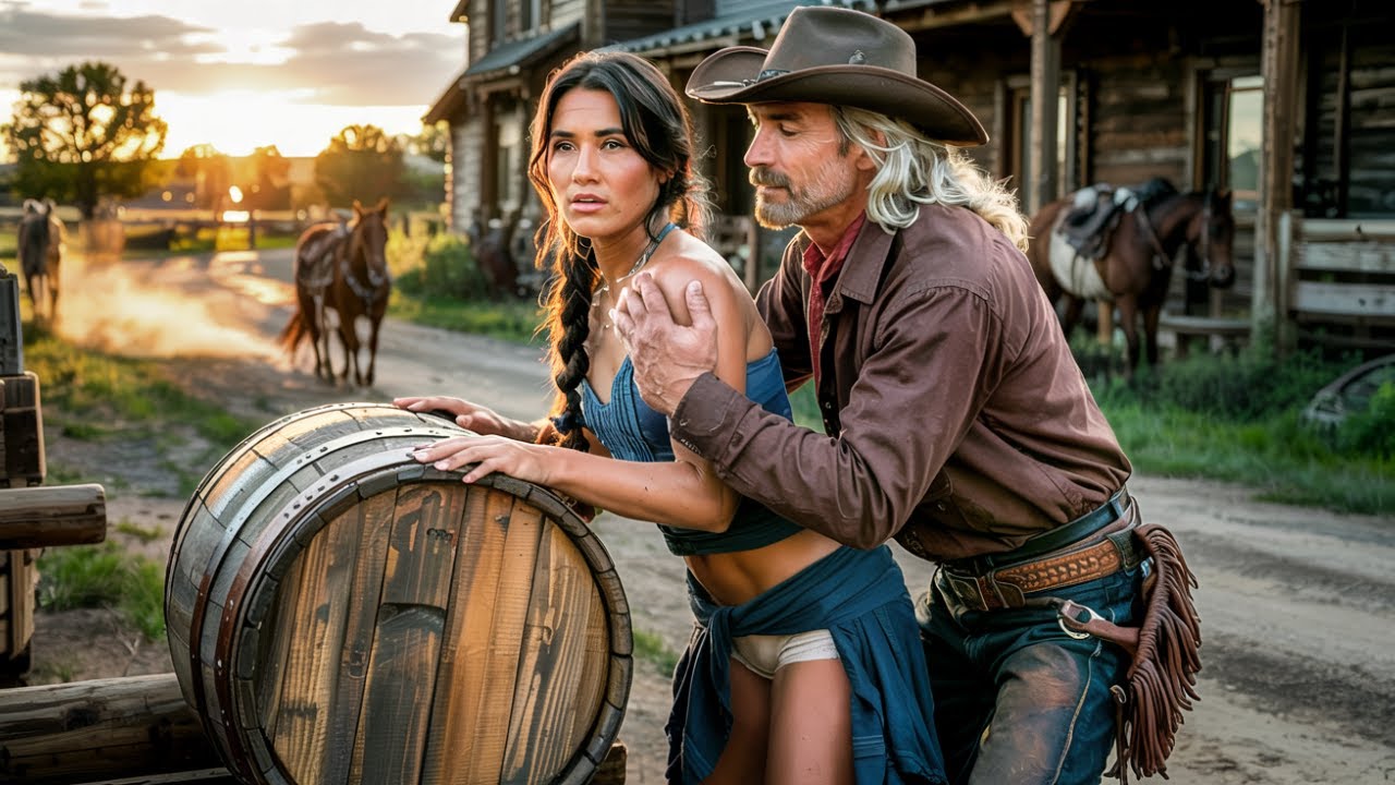 An Apache girl begged him to slow down — the rancher froze, whispering it would soon end.