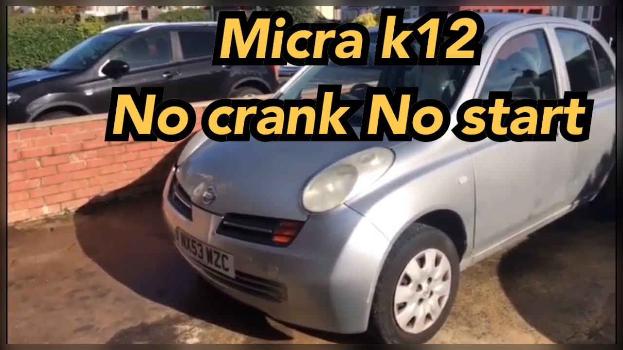 Решена проблема с запуском Nissan Micra K12 — нет запуска двигателя — стартер