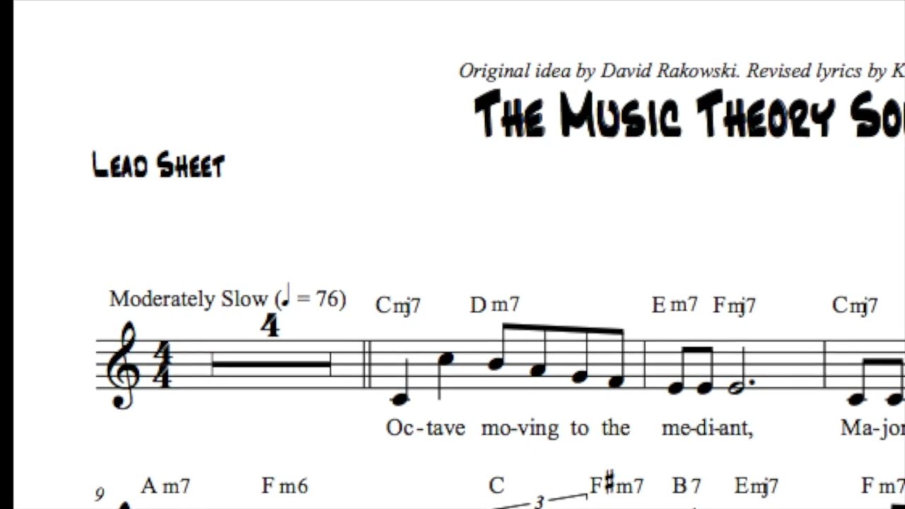 The Music Theory Song 2022