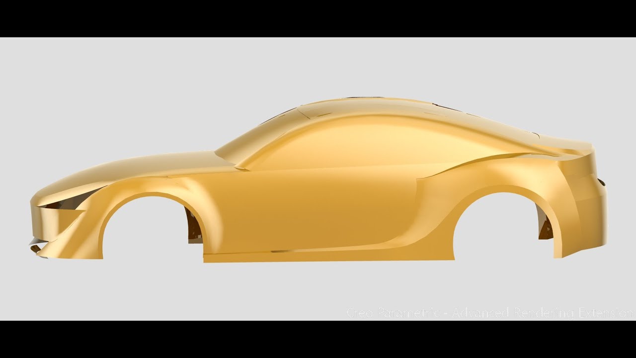 Creo Style Tool Car Tutorial - Blending two surfaces