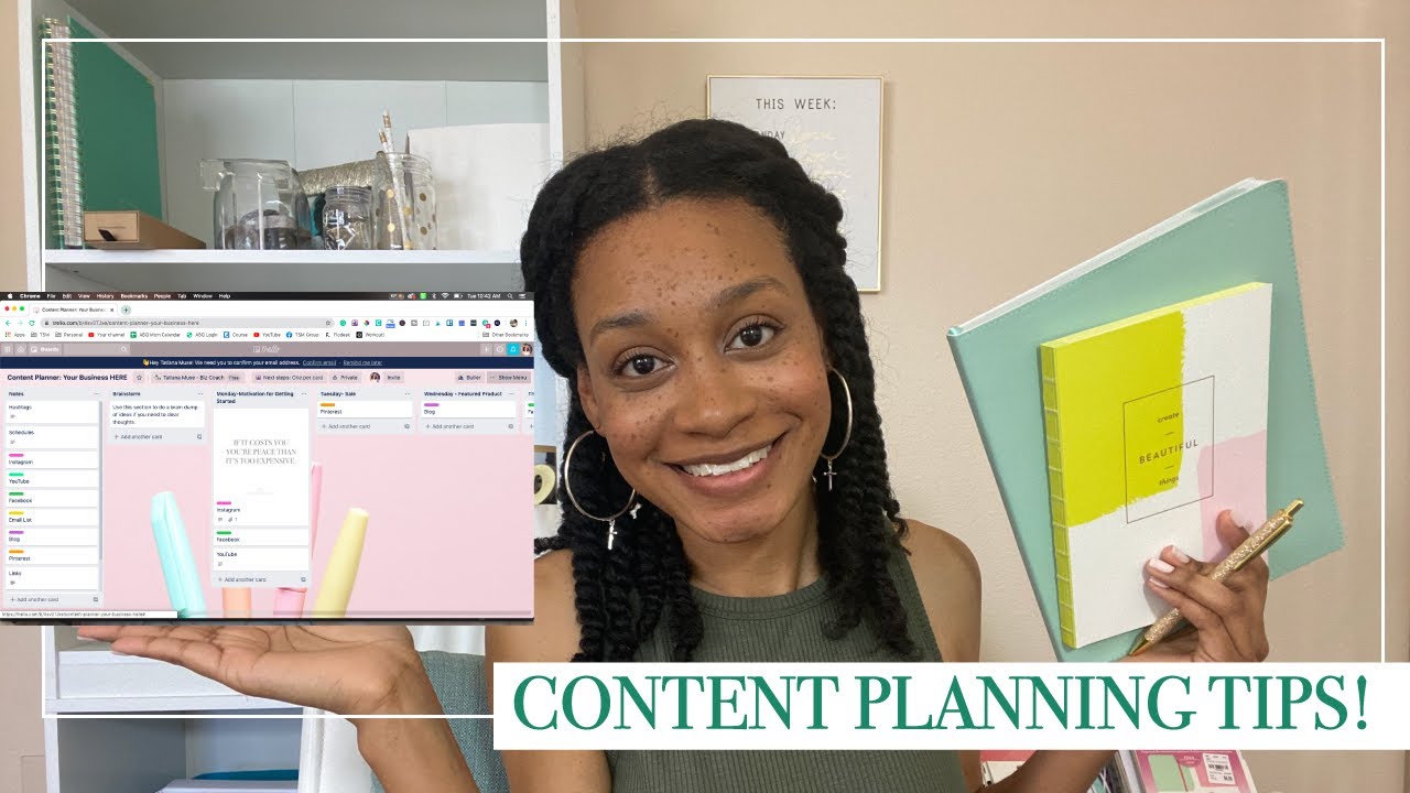 How I Plan My Content | FREE Trello Content Planner | Planning For Social Media, Email Lists, Blogs