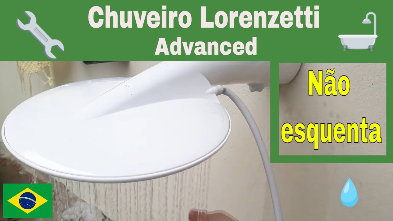 Chuveiro Lorenzetti n&atilde;o esquenta / como arrumar - advanced -