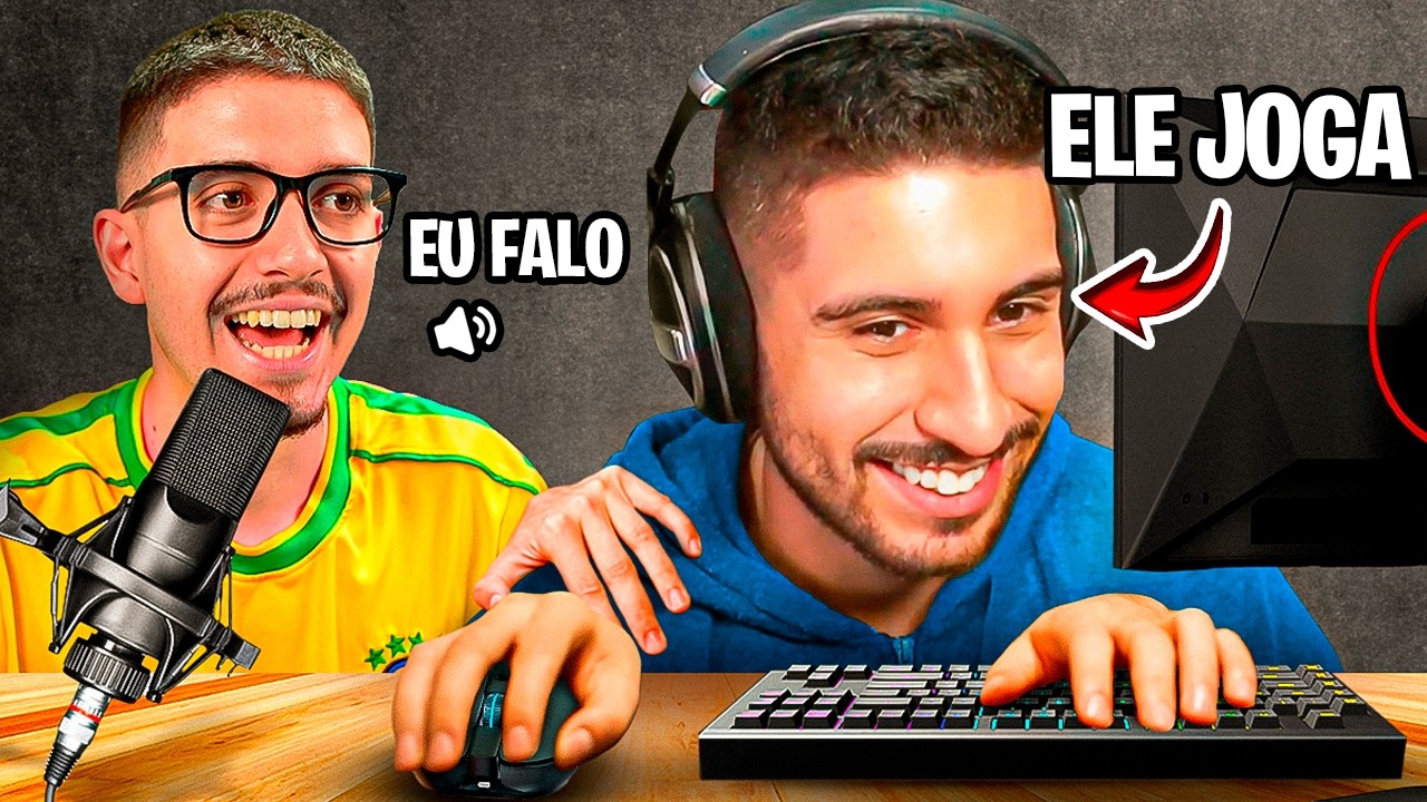 Trolei meu CHAT DA LIVE com PRO PLAYER JOGANDO no meu lugar