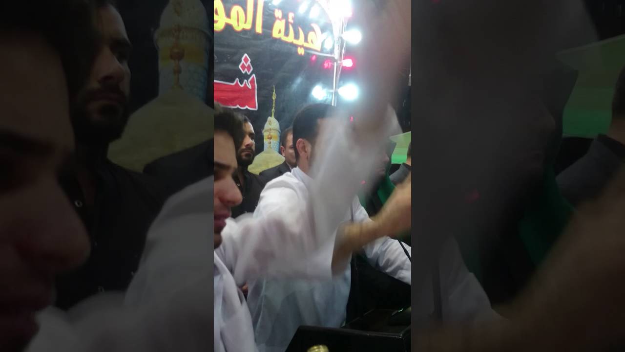 هيئة تطبير موكب ولاية علي جمهور ابوسيفين بغداد شارع ليلة العاشر