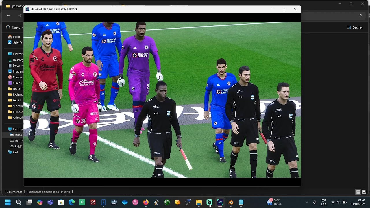 Modo Lluvia Pes21