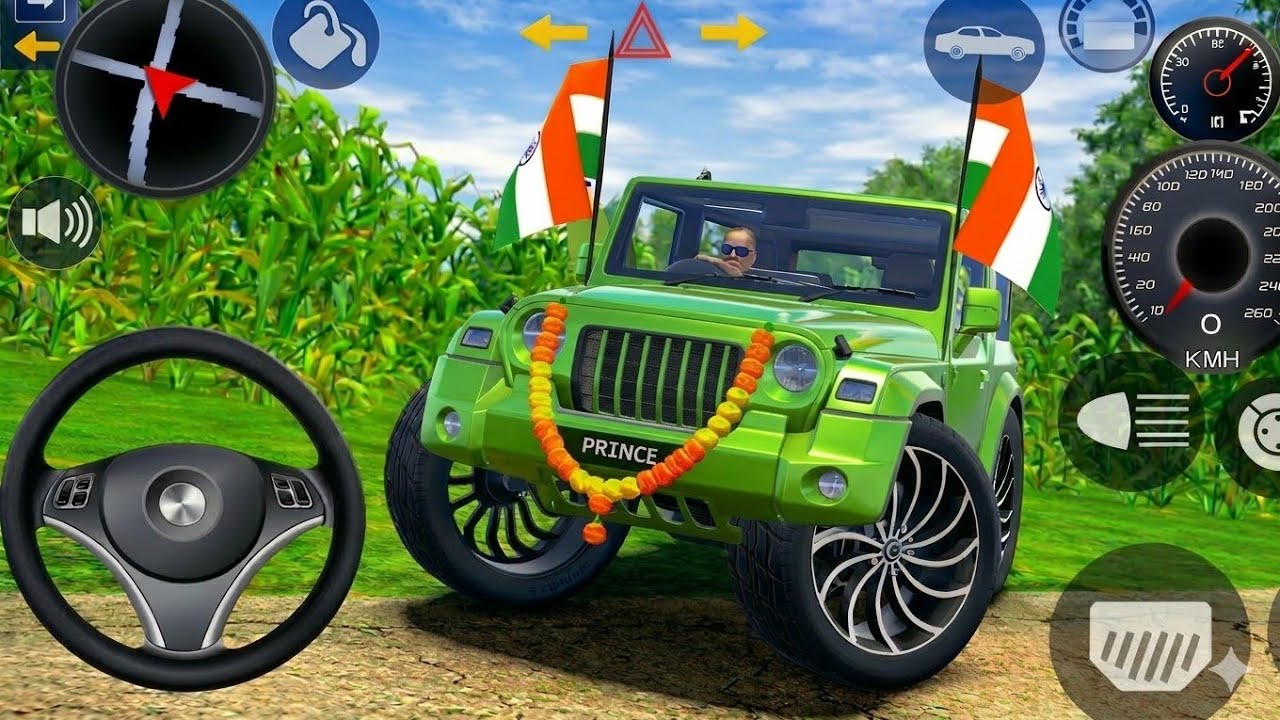 Modified Mahindra Thar Car Games: Indian Cars (Gadi Wala Game) - Car Game Android Gameplay 2026