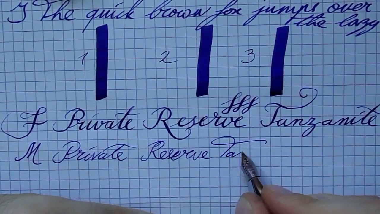 Inkcyclopedia  Private Reserve Tanzanite