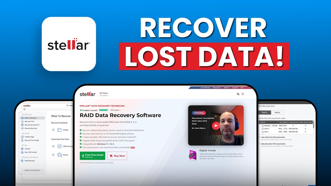 Stellar Data Recovery Technician - Best Way to Bring Back Your Lost Data!