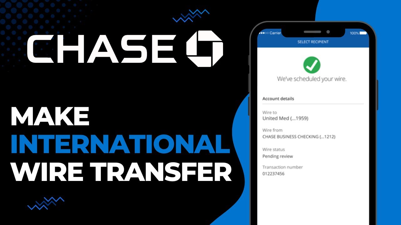 Как сделать международный банковский перевод в Chase Bank | 2023