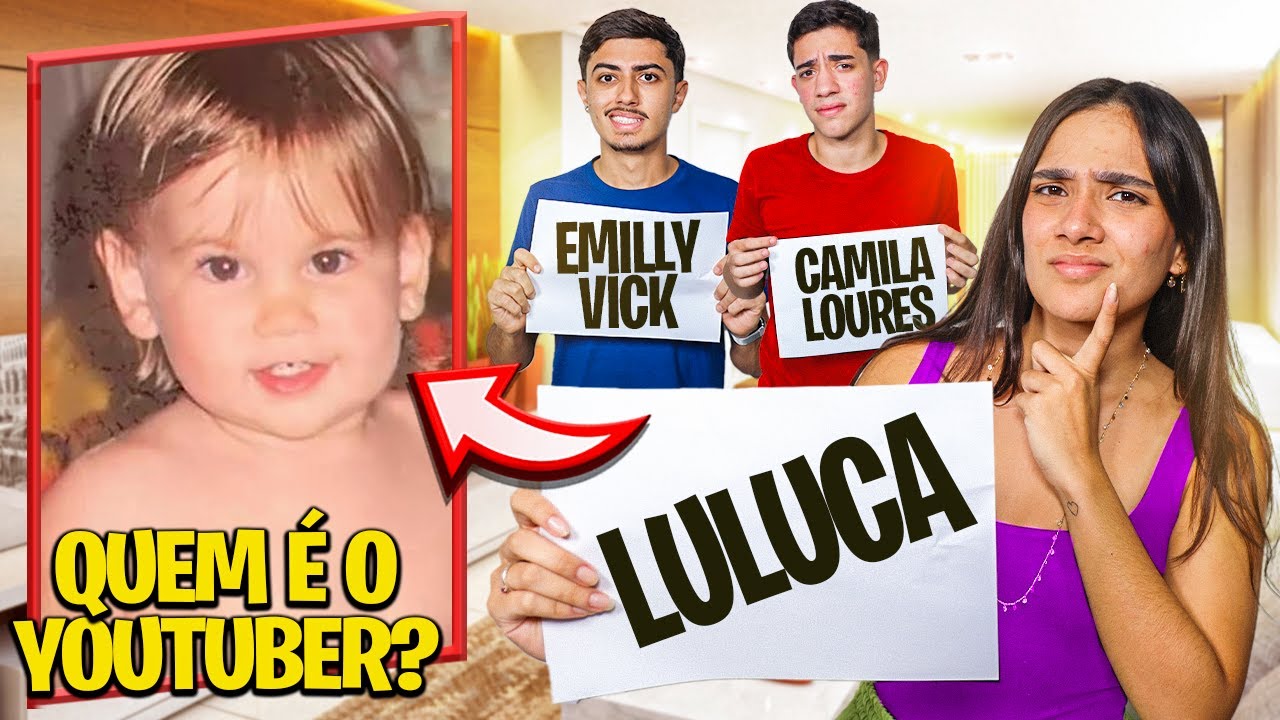 TENTE ADIVINHAR O YOUTUBER PELA FOTO DE  CRIANÇA