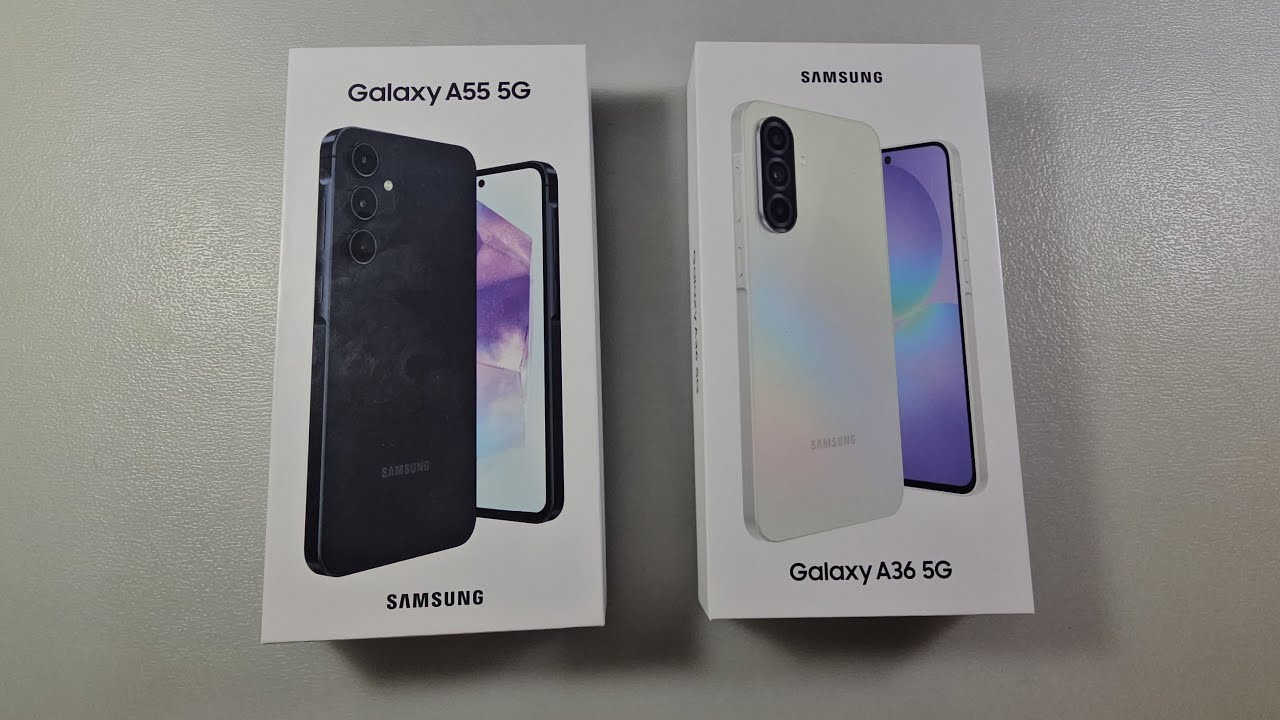 SAMSUNG GALAXY A36 vs GALAXY A55