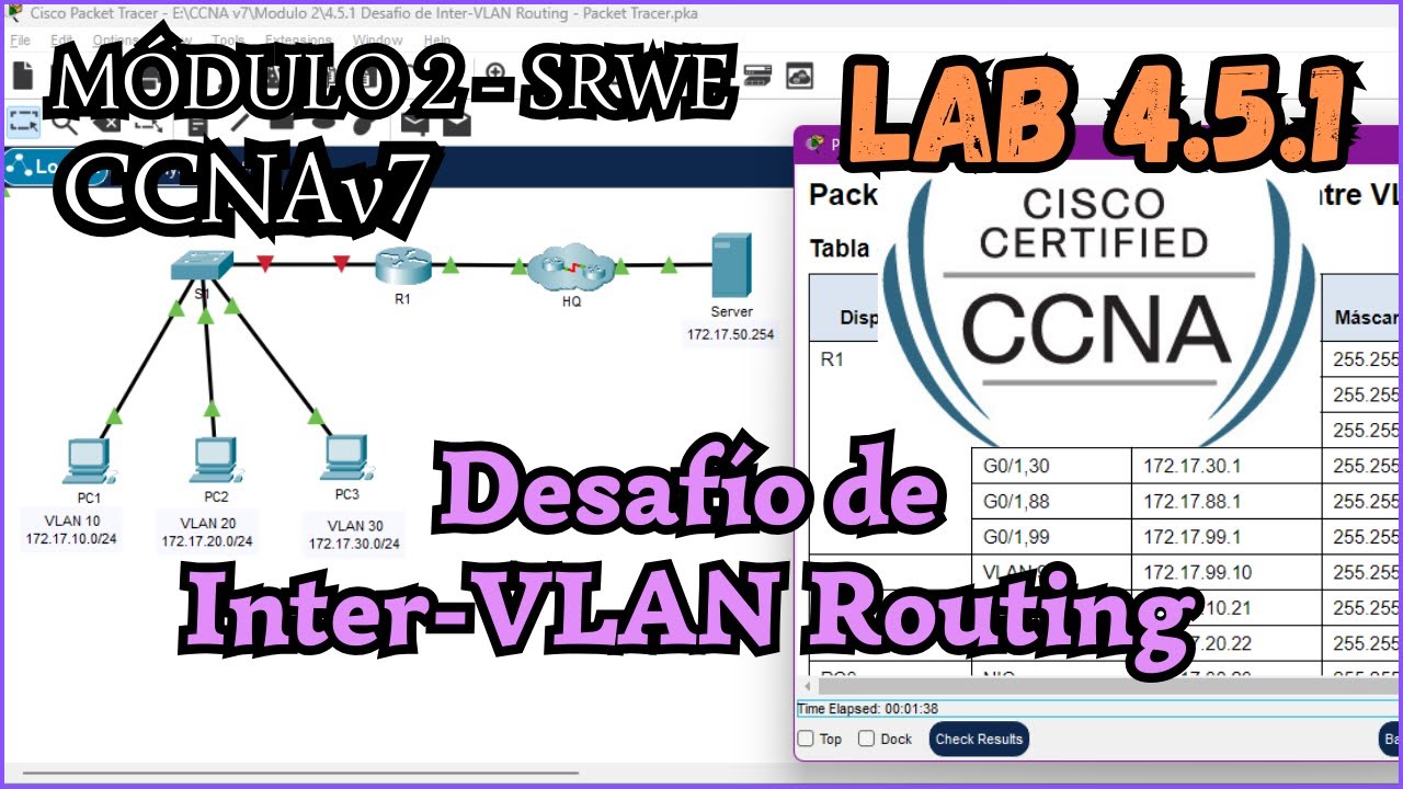 4.5.1 Packet tracer - Desafio de inter-VLAN routing (Resolucion)