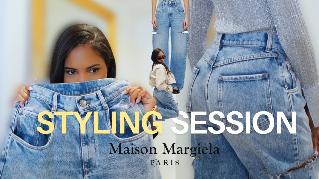 HOW TO STYLE BAGGY JEANS | MAISON MARGIELA SLASH JEANS | FASHION FLETCHER