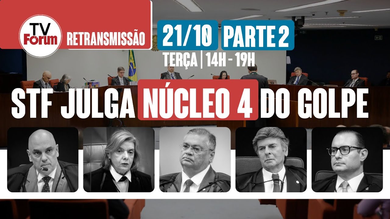 Ao vivo: julgamento no STF do n&uacute;cleo 4 da tentativa de golpe, o da desinforma&ccedil;&atilde;o
