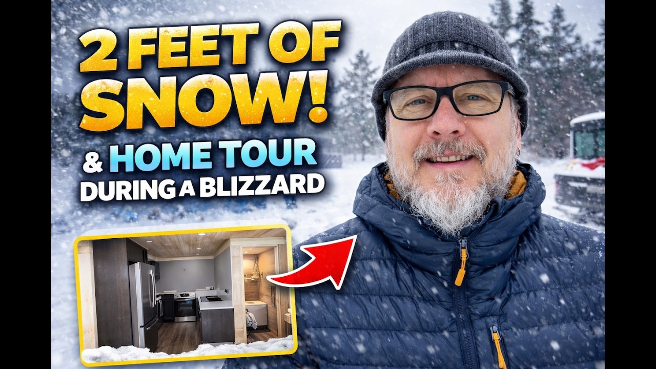 2 Feet of Snow and Counting | Touring Our Home Rehab During a Blizzard