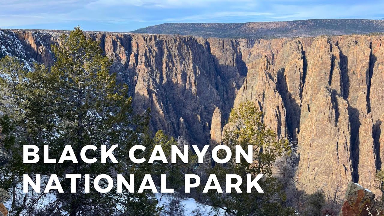 Quiet Solitude at Black Canyon of the Gunnison National Park in Winter