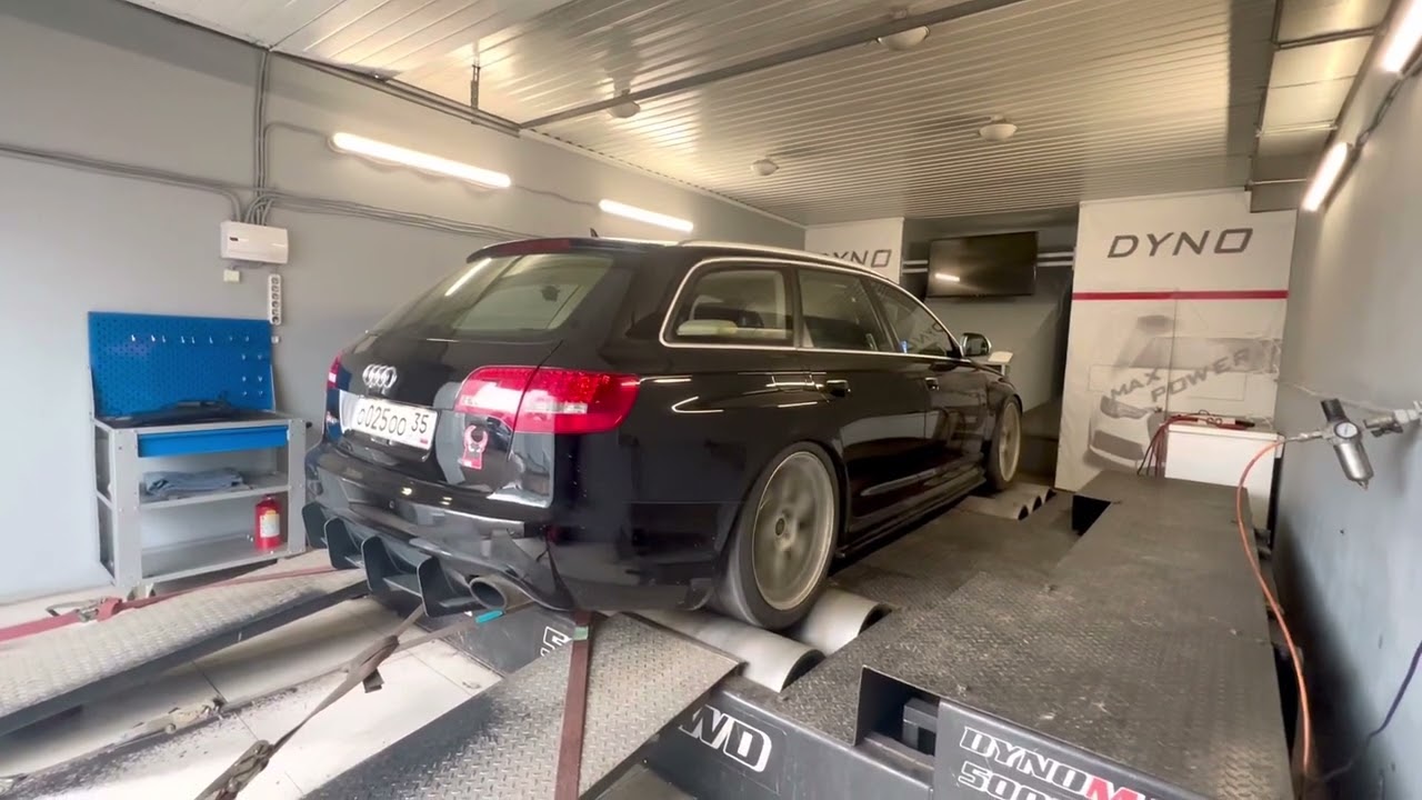 Audi RS6  C6 dyno 1000+hp