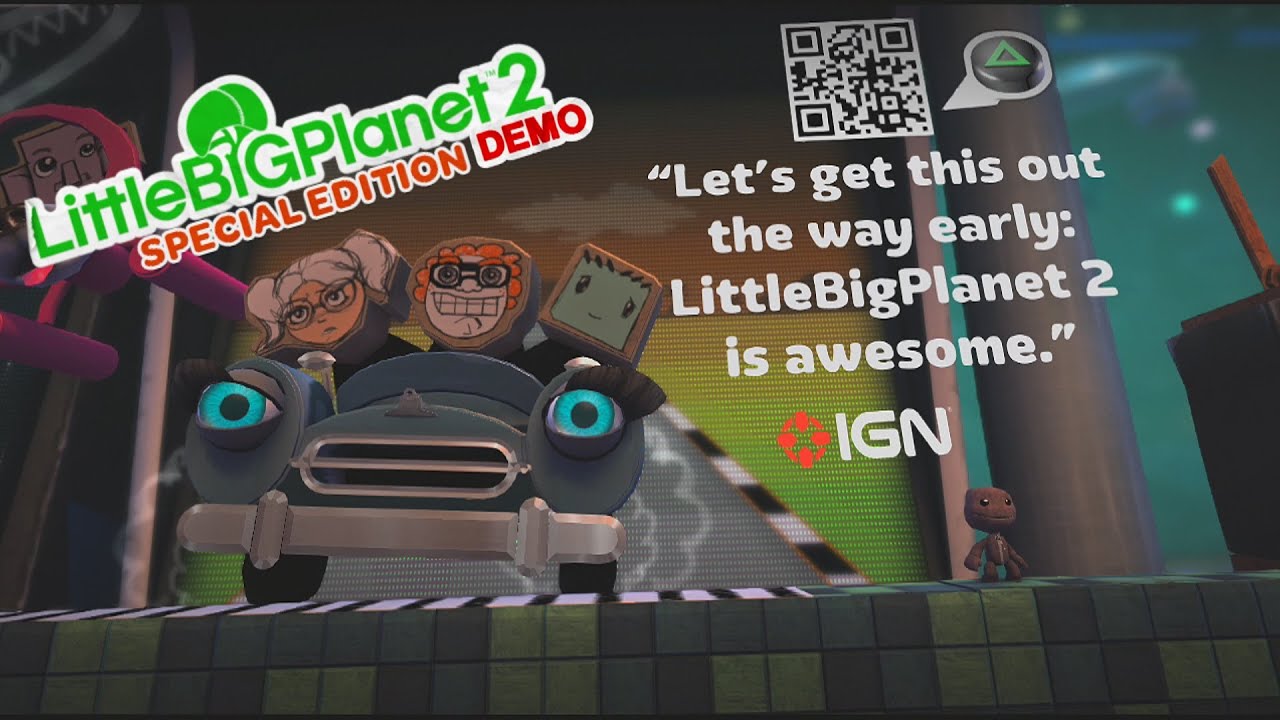 LittleBigPlanet 2 Special Edition Demo Full Playthrough | PS3