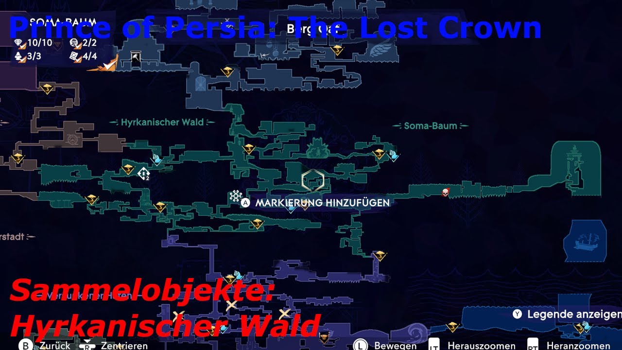 Prince of Persia: The Lost Crown Walkthrough - Sammelobjekte - Hyrkanischer Wald