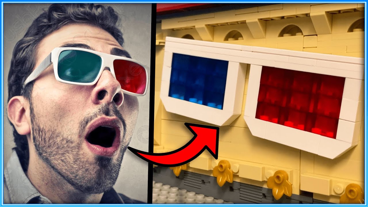 How to build LEGO 3D-Glasses! 🤓
