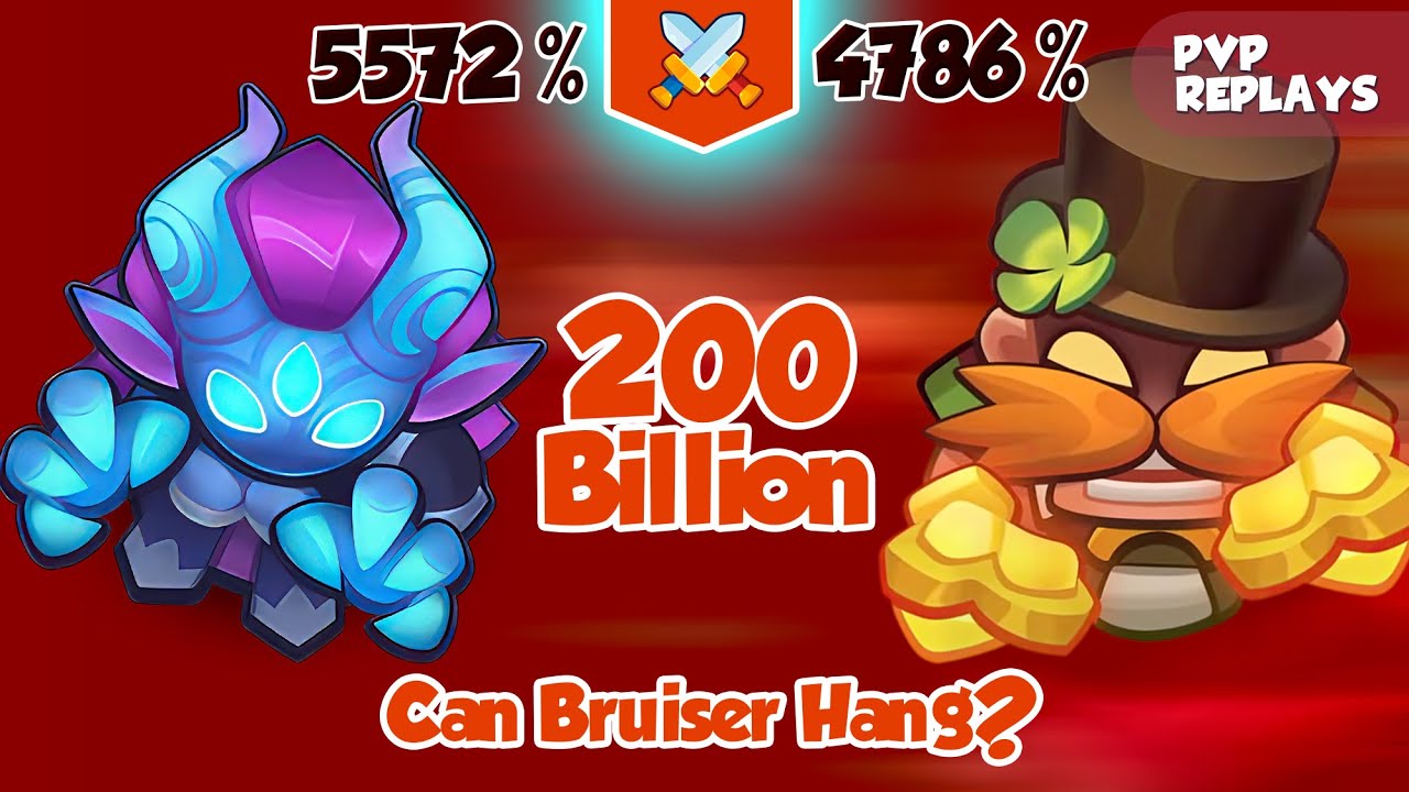 Can BRUISER Hang? Bruiser vs Demon Hunter 200 Billion | PVP Rush Royale