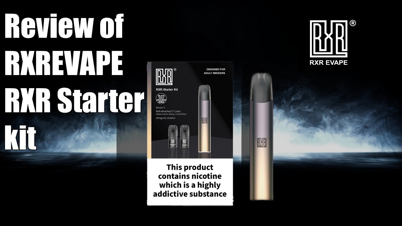 Better than a pod vape? Review of RXREVAPE RXR starter kit,
