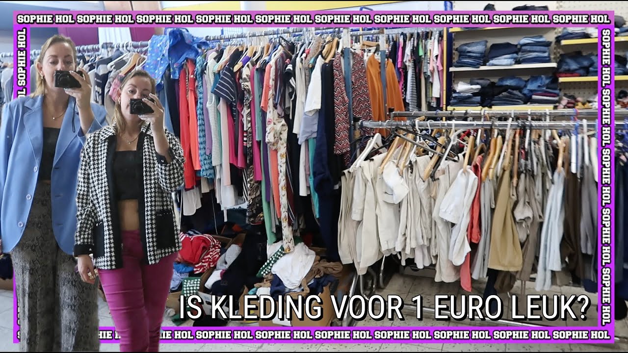 ALLE KLEDING 1 EURO😱🌟 | KRINGLOOP OUTFIT | Sophie Hol | 2022