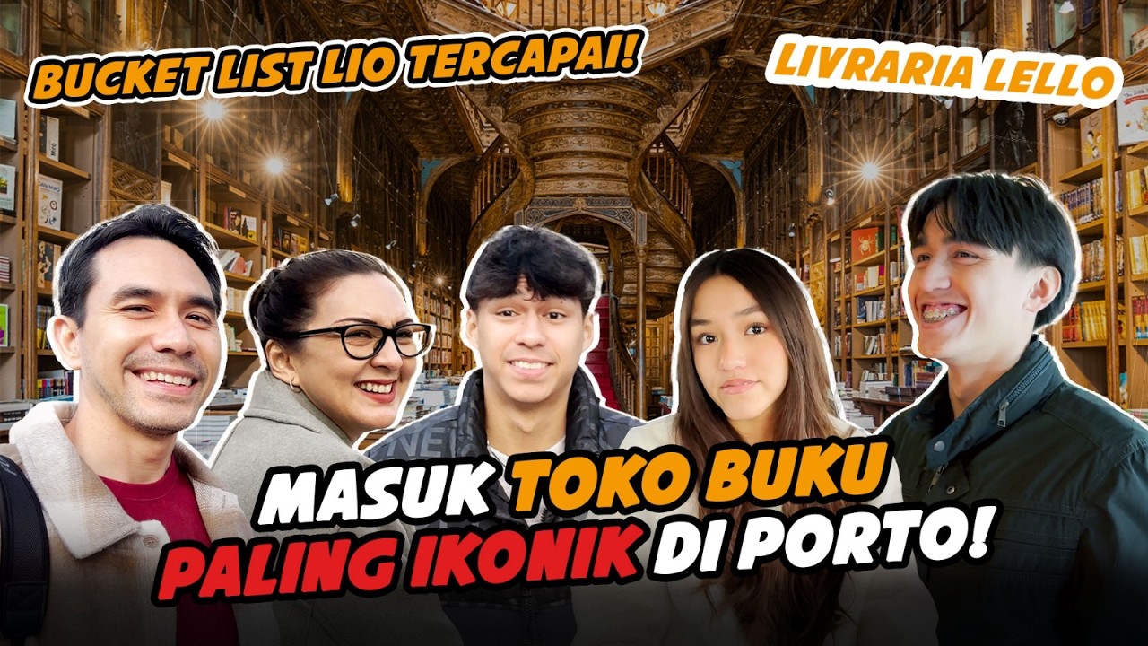 LIBUR SEKOLAH! AJAK KIDDOS KE PORTO LAGI! EXPLORE TEPI SUNGAI & TOKO BUKU PALING CANTIK DI DUNIA?!