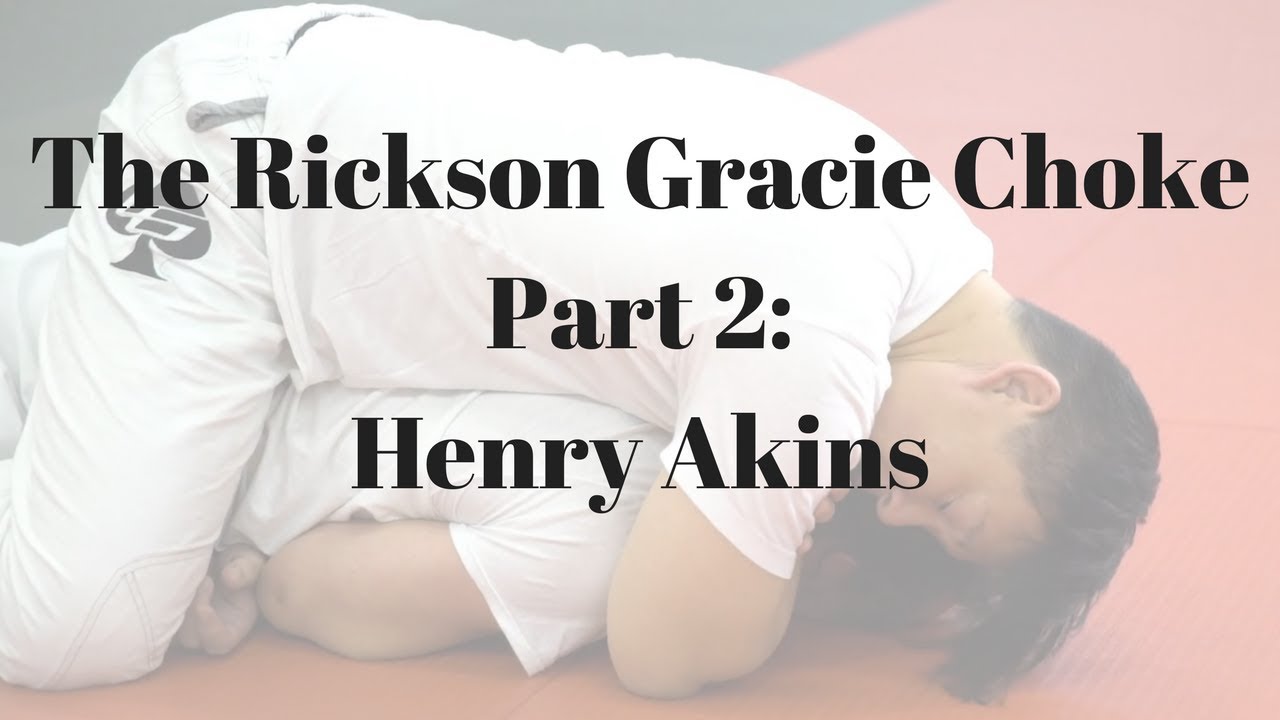 The Rickson Gracie Choke Part 2: with Henry Akins (Mount)
