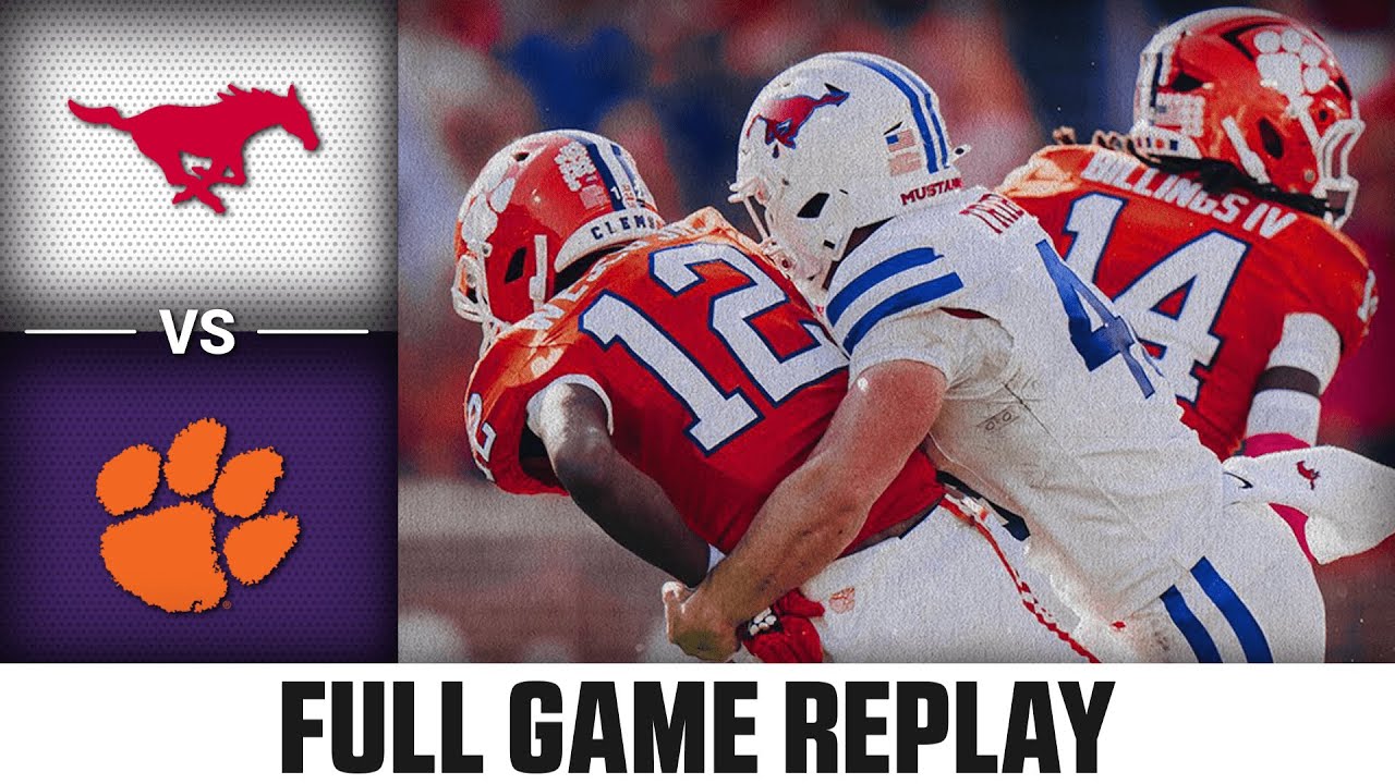 SMU vs Clemson Full Game Replay | 2025 ACC Football