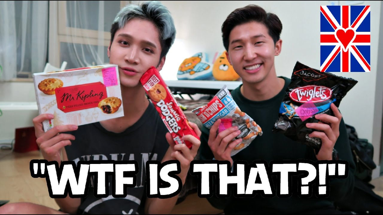 Тест на вкус британских закусок с участием Эдварда Авилы