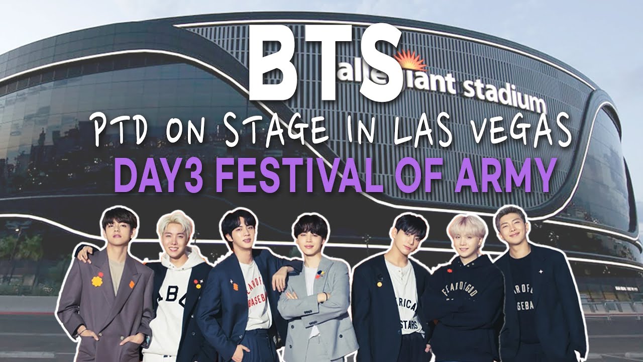 'BTS' 콘서트 DAY 3 아미들과 행사장 모습 in Las Vegas | FESTIVAL PLACE WITH ARMY | PERMISSION TO DANCE ON STAGE
