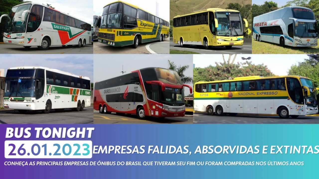 Empresas de ônibus que faliram, foram absorvidas ou vendidas - PARTE 1
