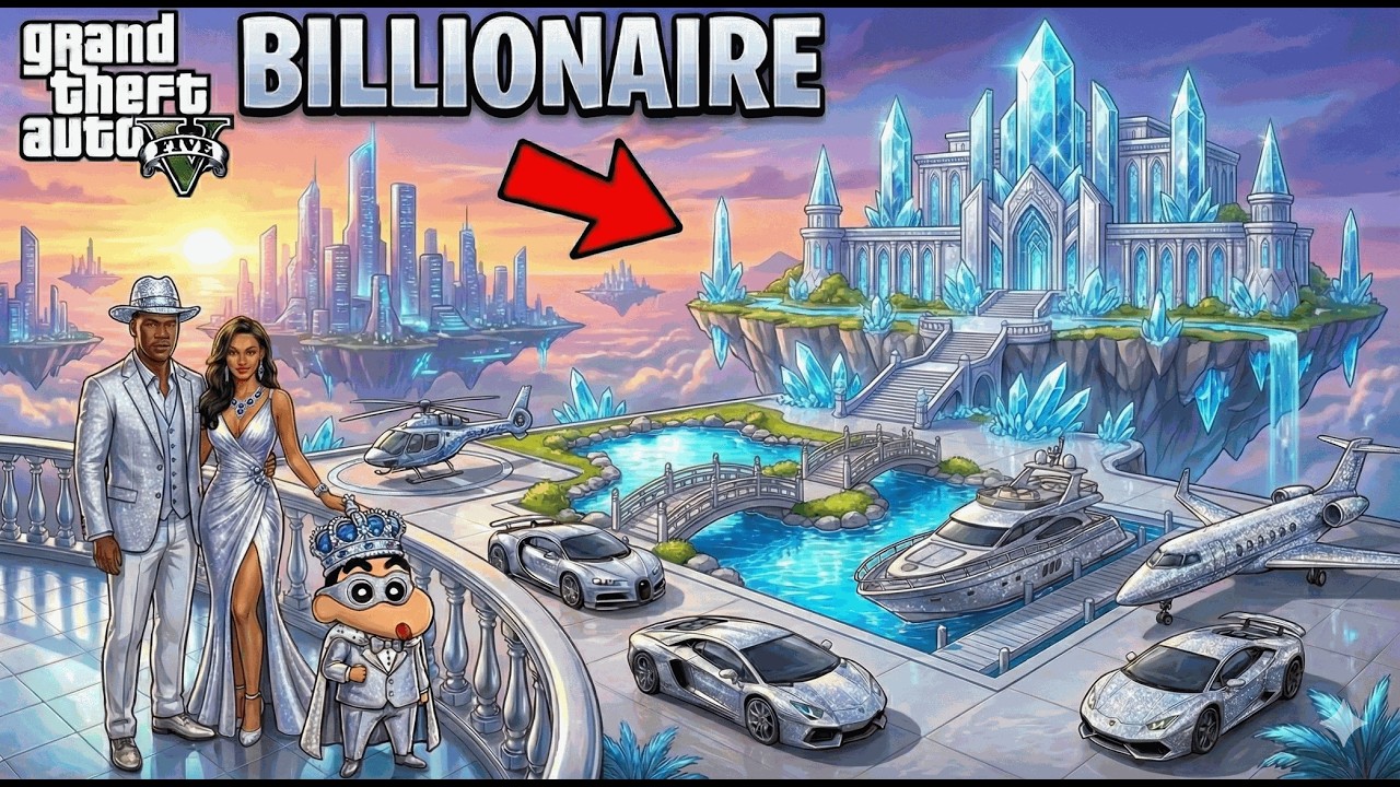 Whatever Franklin Touch Turns Into Gold With Shinchan In GTA 5!