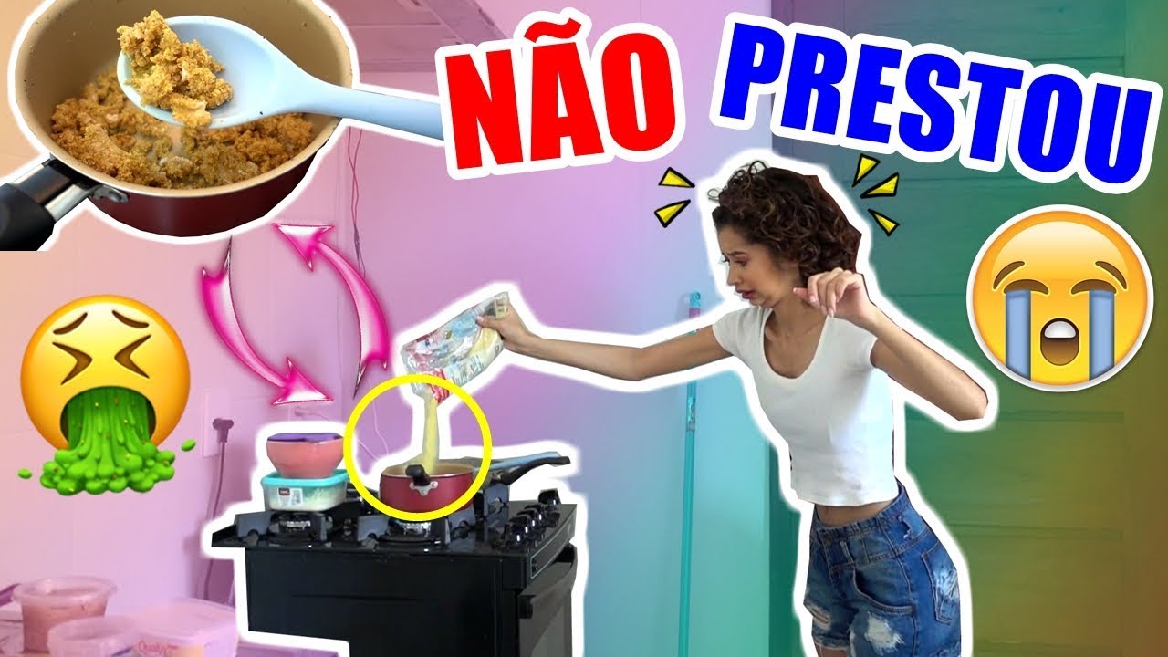 FUI PRA COZINHA E INVENTEI UMA *GOROROBA*