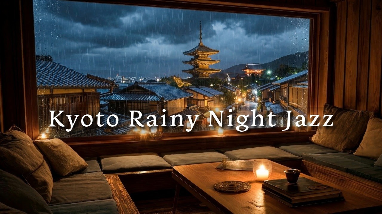 Quiet Kyoto Jazz  |  雨の京都で、心をほどく夜🌙