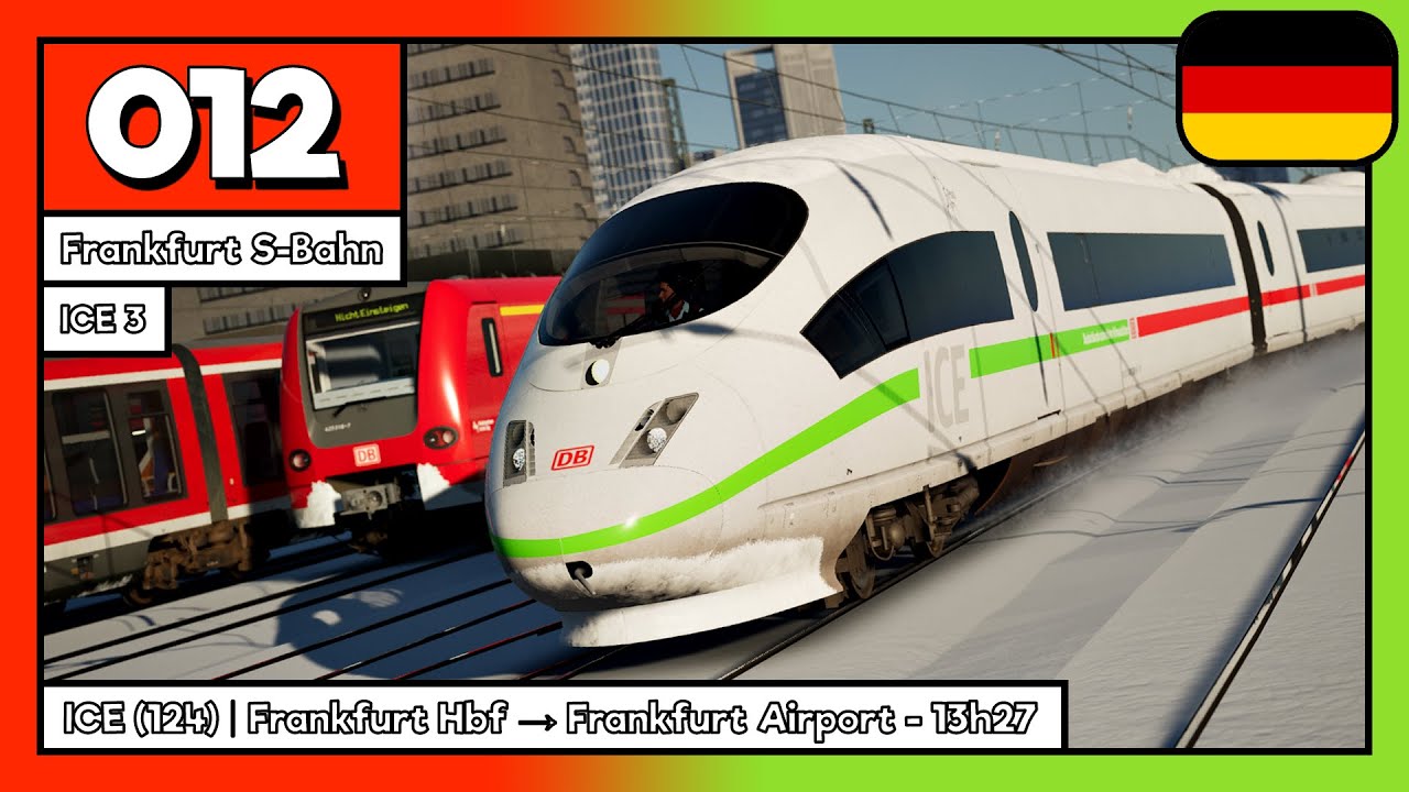 [012] - [Frankfurt S-Bahn] - [ICE n°124] : Frankfurt Hbf → Frankfurt Airport | ICE 3 ● 13h27