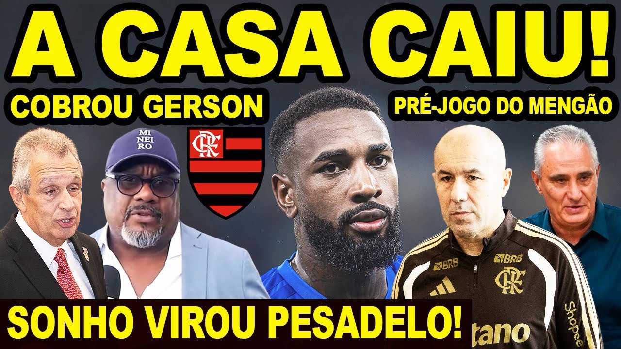 O SONHO VIROU PESADELO! FLAMENGO COBROU O GERSON NA CONCENTRAÇÃO DO CRUZEIRO! PRÉ JOGO MENGÃO! E+