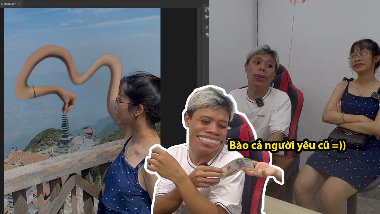 Хуэй Куан Хоа носит свою бывшую возлюбленную =)) | TikTok Забавный тролль, редактирование фотографий
