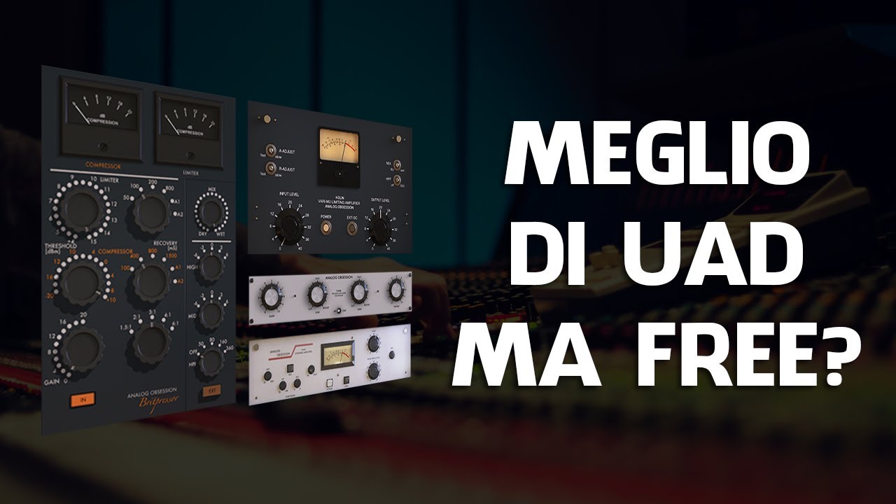 ANALOG OBSESSION: HO PROVATO A MIXARE UN BRANO SOLO CON I LORO PLUGIN E...